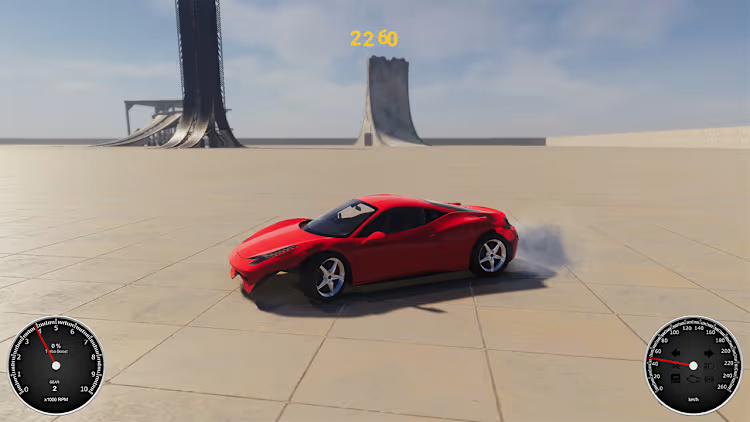 Stunt Race NSP screenshot