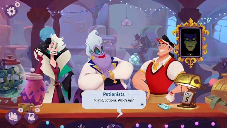 Disney Villains Cursed Cafe NSP screenshot