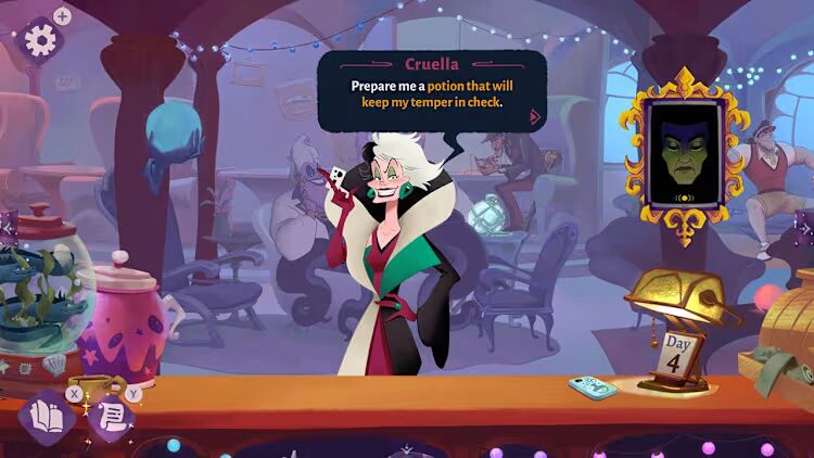 Disney Villains Cursed Cafe NSP screenshot