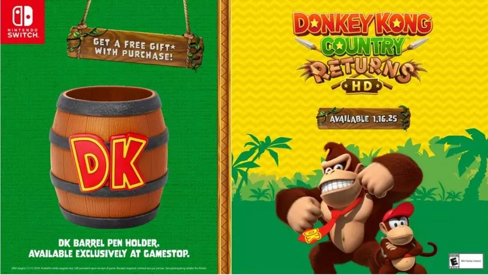 Donkey Kong Country Returns HD NSP screenshot