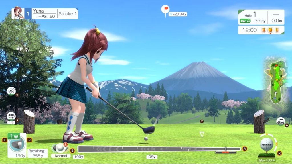 Everybody’s Golf Hot Shots NSP screenshot