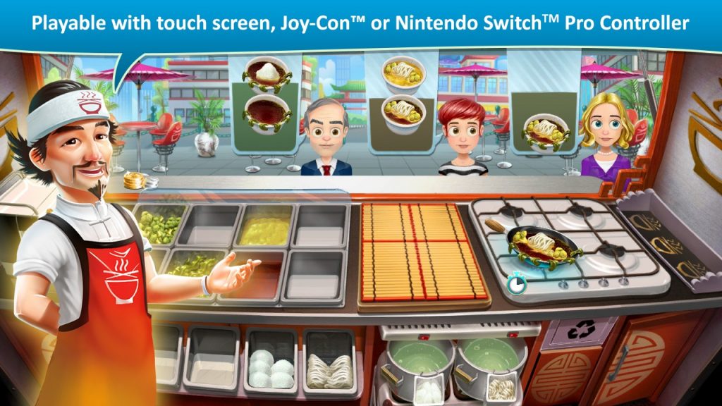 Food Truck Tycoon Asian Cuisine Switch NSP screenshot