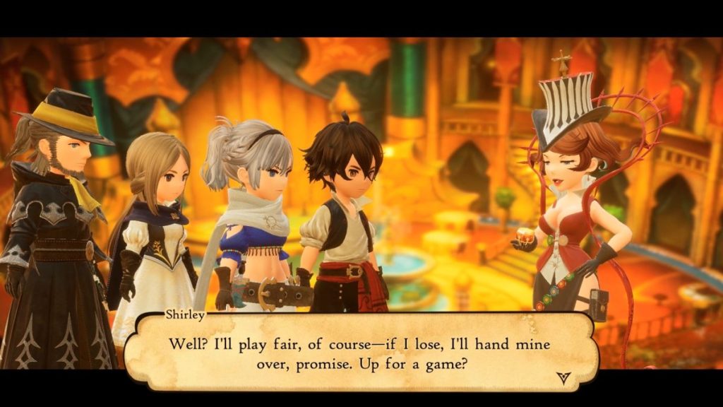 Bravely Default II NSP screenshot